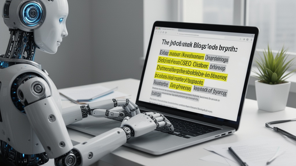 AI assistant generating SEO‑optimized content